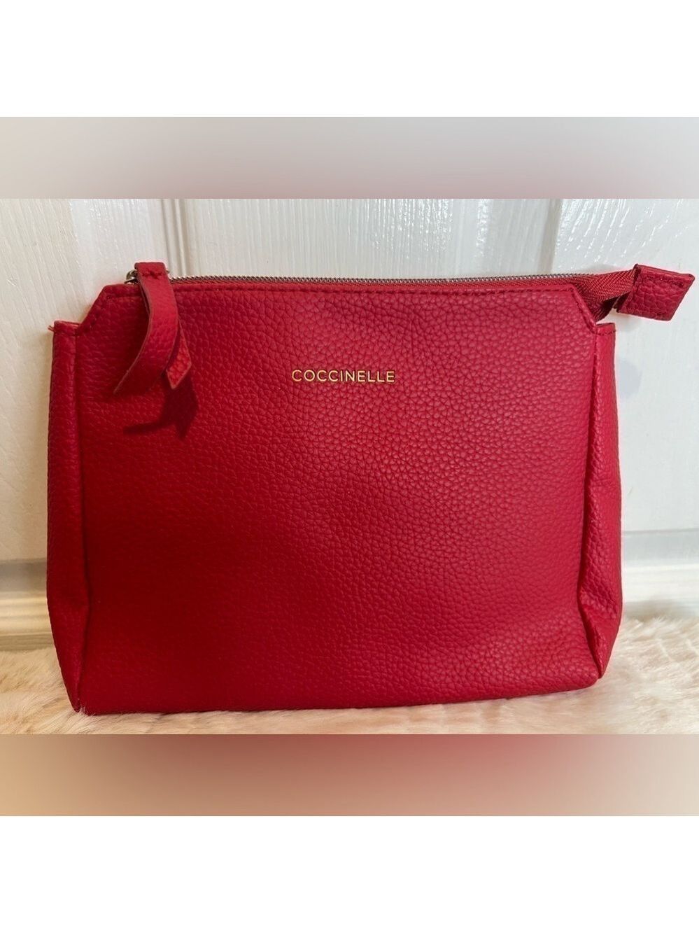COCCINELLE LEATHER TURKISH AIRLINES BUSINESS CLASS AMENITY POUCHETTE